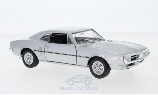 Modellautos Pontiac Firebird 1/24 Welly silber 1967 Pontiac Firebird 1/24 Welly silber 1967 modellautos