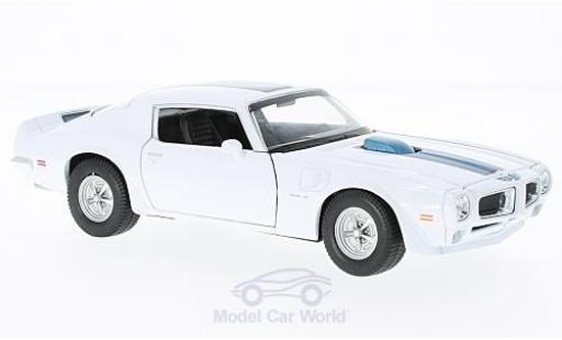 Modellautos Pontiac Firebird 1972 1/18 Welly Trans Am weiss/blau 1972 Pontiac Firebird 1972 1/18 Welly Trans Am weiss/blau 1972 modellautos