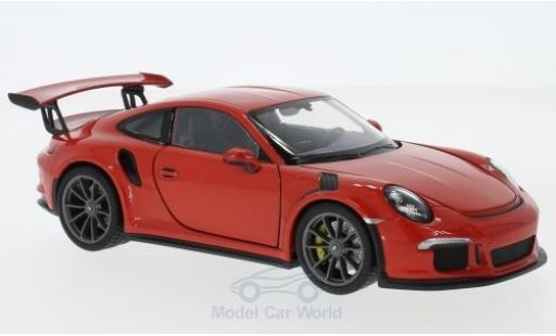 Modellautos Porsche 991 GT3 RS 1/24 Welly 911 () GT3 RS orange 2015 Porsche 991 GT3 RS 1/24 Welly 911 () GT3 RS orange 2015 modellautos
