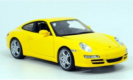 Modellautos Porsche 997 S 1/18 Welly 911  Carrera Coupe gelb 1:18 Porsche 997 S 1/18 Welly 911  Carrera Coupe gelb 1:18 modellautos