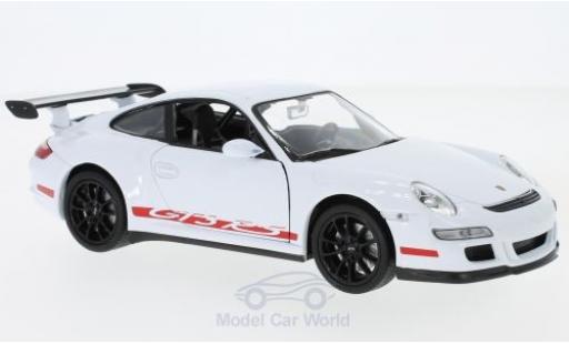 Modellautos Porsche 997 GT3 RS 1/24 Welly 911 () GT3 RS () weiss Porsche 997 GT3 RS 1/24 Welly 911 () GT3 RS () weiss modellautos