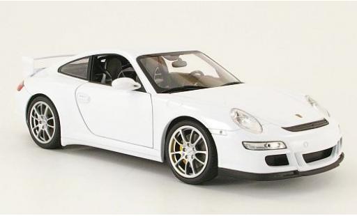 Modellautos Porsche 997 GT3 1/18 Welly 911  weiss 1:18 Porsche 997 GT3 1/18 Welly 911  weiss 1:18 modellautos