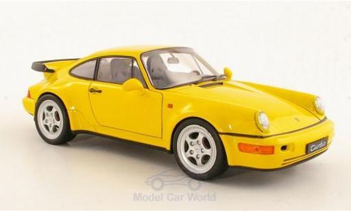 Modellautos Porsche 964 Turbo 1/18 Welly 911 Turbo () gelb Porsche 964 Turbo 1/18 Welly 911 Turbo () gelb modellautos