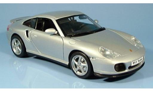 Porsche 911 1/18 Welly Turbo silber 1:18 modellautos