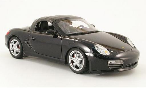 Modellautos Porsche Boxster 1/18 Welly S schwarz geschlossen 1:18 Porsche Boxster 1/18 Welly S schwarz geschlossen 1:18 modellautos