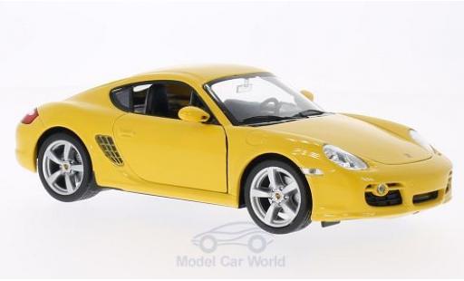 Modellautos Porsche Cayman S 1/24 Welly S gelb Porsche Cayman S 1/24 Welly S gelb modellautos