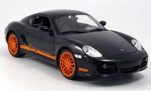 Modellautos Porsche Cayman S 1/18 Welly schwarz/orange 2007 1:18 Porsche Cayman S 1/18 Welly schwarz/orange 2007 1:18 modellautos