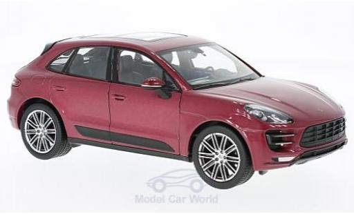 Modellautos Porsche Macan Turbo 1/24 Welly Turbo mettalic rot Porsche Macan Turbo 1/24 Welly Turbo mettalic rot modellautos
