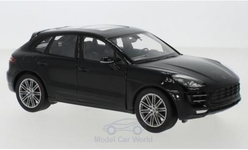 Modellautos Porsche Macan Turbo 1/24 Welly Turbo schwarz Porsche Macan Turbo 1/24 Welly Turbo schwarz modellautos