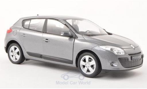 Modellautos Renault Megane 1/24 Welly mettalic grau 2009 Renault Megane 1/24 Welly mettalic grau 2009 modellautos