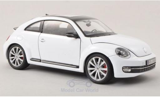 Modellautos Volkswagen Beetle 1/24 Welly weiss 2012 ohne Vitrine Volkswagen Beetle 1/24 Welly weiss 2012 ohne Vitrine modellautos