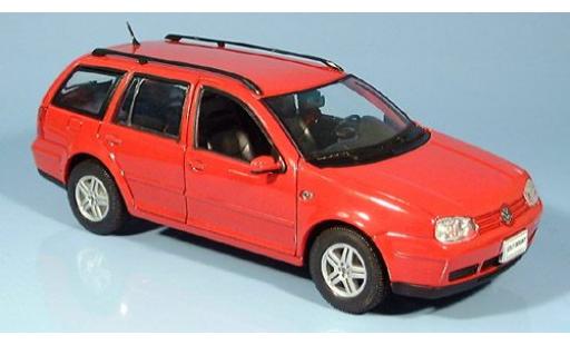 Volkswagen Golf 1/24 Welly Variant rot 2001 1:24 modellautos