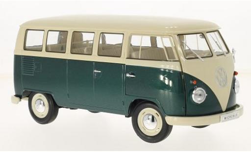 Modellautos Volkswagen T1 1/18 Welly beige/grün 1963 bus Volkswagen T1 1/18 Welly beige/grün 1963 bus modellautos