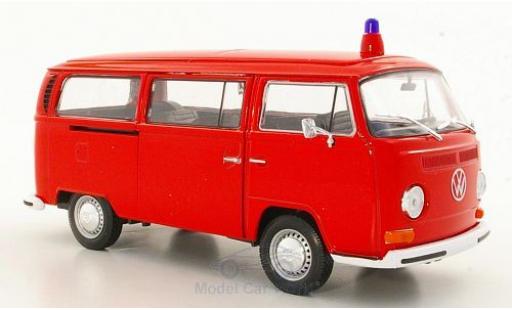 Volkswagen T2 1/24 Welly Bus Feuerwehr 1972 ohne Vitrine modellautos