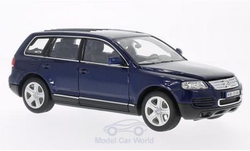 Modellautos Volkswagen Touareg 1/24 Welly blau 2002 Volkswagen Touareg 1/24 Welly blau 2002 modellautos