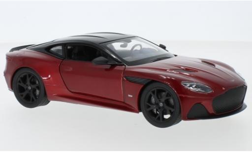 Modellautos Aston Martin DBS 1/24 Welly Superleggera metallise rouge foncé/noire 2018 Aston Martin DBS 1/24 Welly Superleggera metallise rouge foncé/noire 2018 modellautos