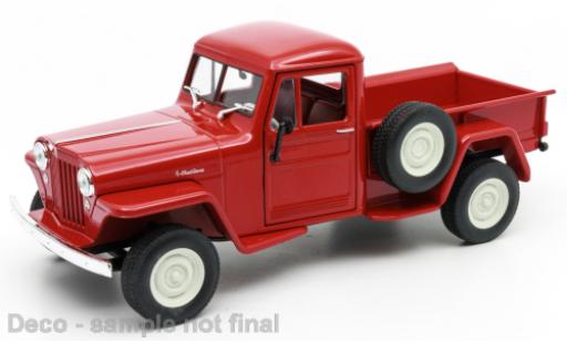 Jeep Willys 1/24 Welly rouge 1947 modellautos