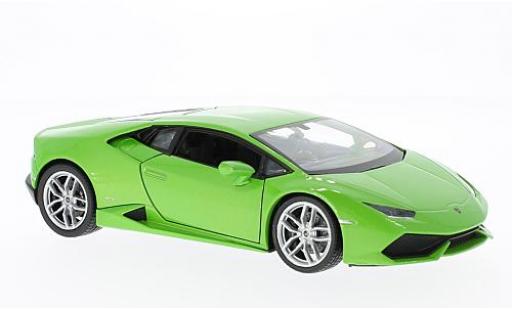Modellautos Lamborghini Huracan 1/24 Welly LP610-4 mettalic la chaux Lamborghini Huracan 1/24 Welly LP610-4 mettalic la chaux modellautos