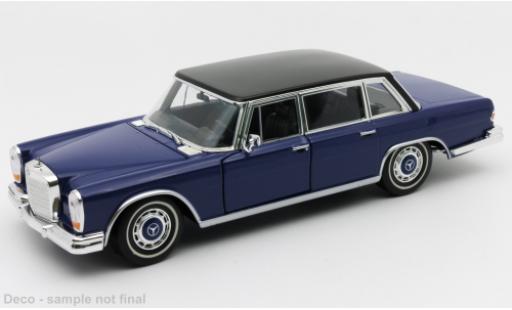 Mercedes 600 1/24 Welly bleu 1963 modellautos