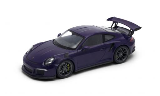 Modellautos Porsche 991 GT3 RS 1/24 Welly 911  lila 2015 Porsche 991 GT3 RS 1/24 Welly 911  lila 2015 modellautos