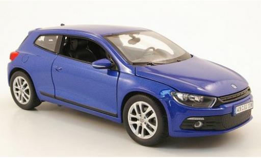 Volkswagen Scirocco 1/24 Welly 3 metallise bleu modellautos