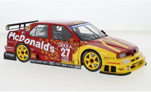 Alfa Romeo 155 1/18 Werk83 V6 TI rot/gelb No.27 Alfa Corse 2 McDonalds ITC Helsinki 1995 modellautos