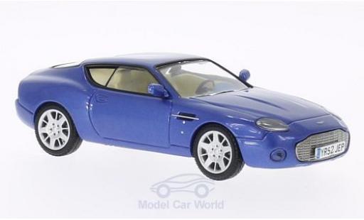 Aston Martin DB7 1/43 WhiteBox Vantage Zagato mettalic blau 2003 modellautos