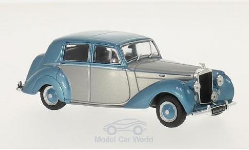 Modellautos Bentley Mark 6 1/43 WhiteBox MK VI silber/mettalic blau RHD 1950 Bentley Mark 6 1/43 WhiteBox MK VI silber/mettalic blau RHD 1950 modellautos
