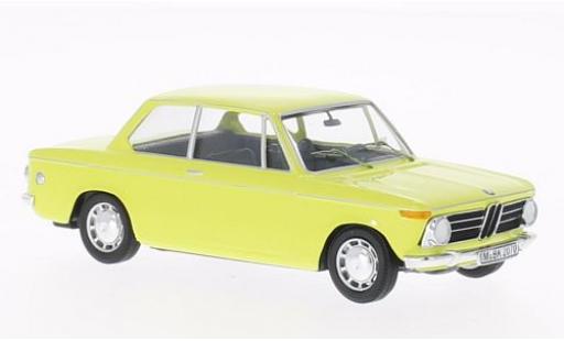 Bmw 2002 1/43 WhiteBox gelb modellautos