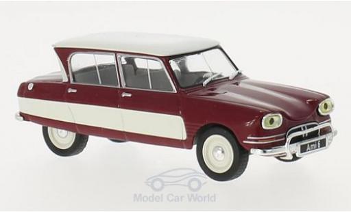 Modellautos Citroen Ami 6 1/43 WhiteBox AMI 6 rot/weiss 1961 Citroen Ami 6 1/43 WhiteBox AMI 6 rot/weiss 1961 modellautos