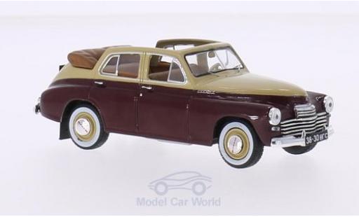 Modellautos Gaz M20 1/43 WhiteBox GAZ Pobieda Cabriolet beige/rot 1950 Gaz M20 1/43 WhiteBox GAZ Pobieda Cabriolet beige/rot 1950 modellautos