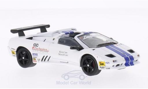 Modellautos Lamborghini Diablo VT 1/43 WhiteBox VT-R Roadster Trofeo weiss/blau 1997 Lamborghini Diablo VT 1/43 WhiteBox VT-R Roadster Trofeo weiss/blau 1997 modellautos