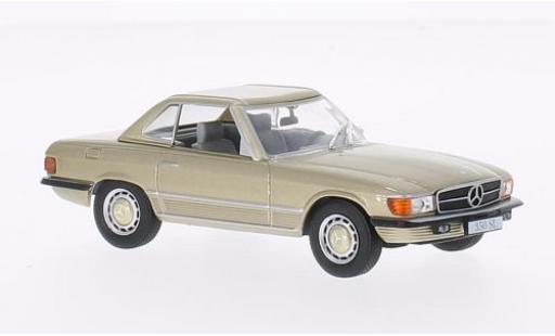 Modellautos Mercedes 350 1/43 WhiteBox SL (R107) mettalic beige 1971 avec Hardtop Mercedes 350 1/43 WhiteBox SL (R107) mettalic beige 1971 avec Hardtop modellautos