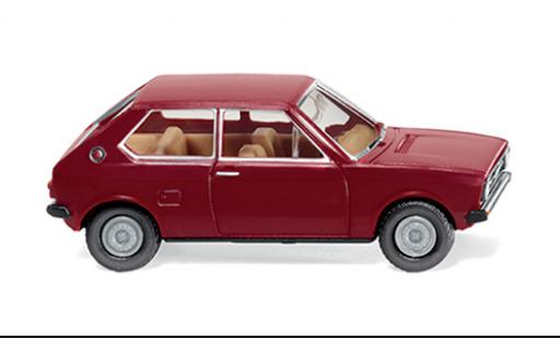 Audi 50 1/87 Wiking rot 1974 modellautos