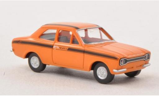 Modellautos Ford Escort 1/87 Wiking I Mexico orange/schwarz Ford Escort 1/87 Wiking I Mexico orange/schwarz modellautos