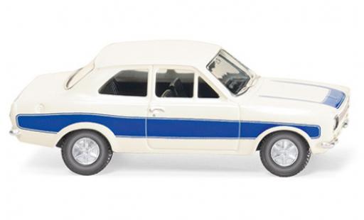 Modellautos Ford Escort 1/87 Wiking MK I weiss/blau Ford Escort 1/87 Wiking MK I weiss/blau modellautos