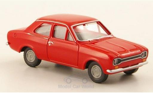 Ford Escort 1/87 Wiking MKI rot modellautos