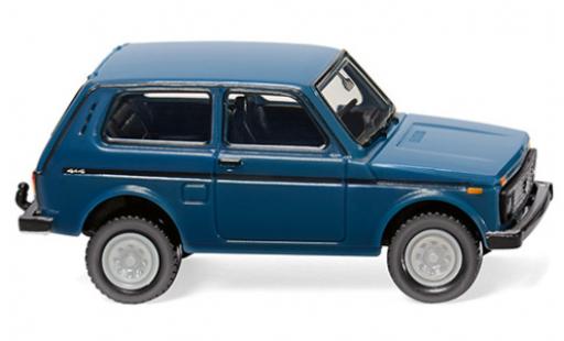 Lada Niva 1/87 Wiking blau modellautos
