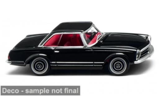 Mercedes 250 1/87 Wiking SL (W113) schwarz 1963 1:87 modellautos