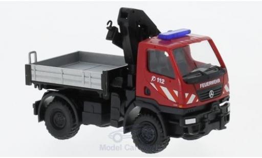 Modellautos Mercedes Unimog 1/87 Wiking U20 Feuerwehr mit Ladekran Mercedes Unimog 1/87 Wiking U20 Feuerwehr mit Ladekran modellautos