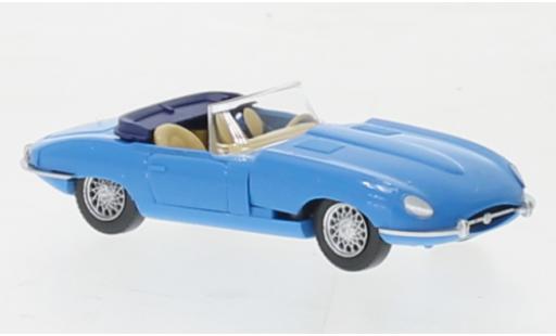 Modellautos Jaguar E-Type 1/87 Wiking PMS Roadster bleu 1961 Jaguar E-Type 1/87 Wiking PMS Roadster bleu 1961 modellautos