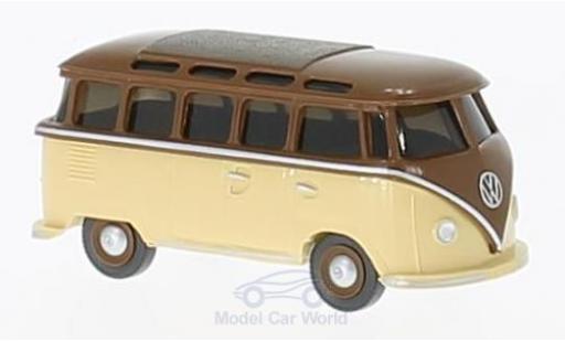 Modellautos Volkswagen T1 B 1/87 Wiking braun/beige Sambabus Volkswagen T1 B 1/87 Wiking braun/beige Sambabus modellautos