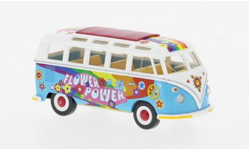 Modellautos Volkswagen T1 1/87 Wiking Sambabus Flower Power 1:87 Volkswagen T1 1/87 Wiking Sambabus Flower Power 1:87 modellautos