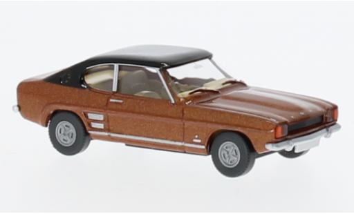 Modellautos Ford Capri 1/87 Wiking MKI metallise brun/noire 1969 Ford Capri 1/87 Wiking MKI metallise brun/noire 1969 modellautos