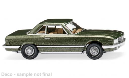 Modellautos Mercedes 350 1/87 Wiking SL (R107) metallise vert foncé Mercedes 350 1/87 Wiking SL (R107) metallise vert foncé modellautos