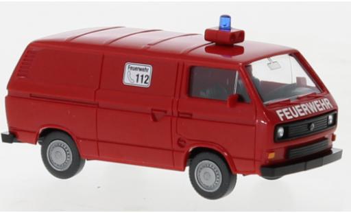 Modellautos Volkswagen T3 1/87 Wiking fourgon pompiers 1981 Volkswagen T3 1/87 Wiking fourgon pompiers 1981 modellautos